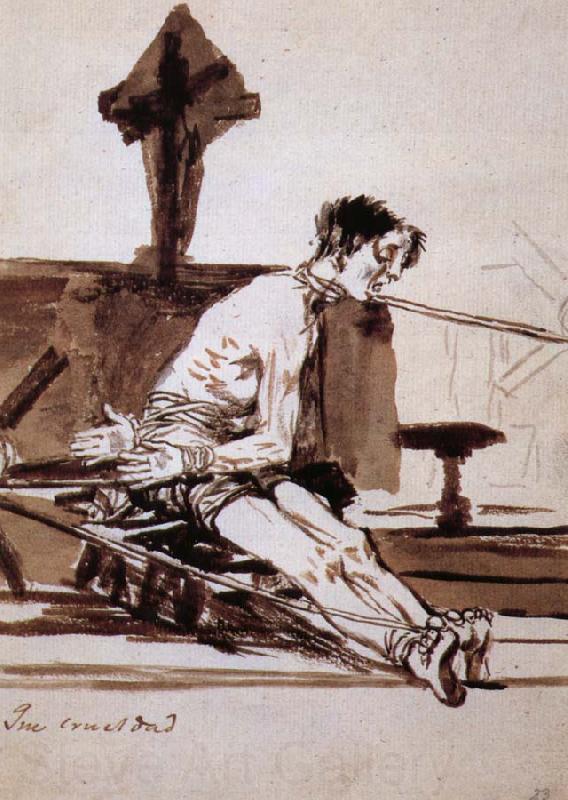 Francisco Goya Que crueldad Norge oil painting art